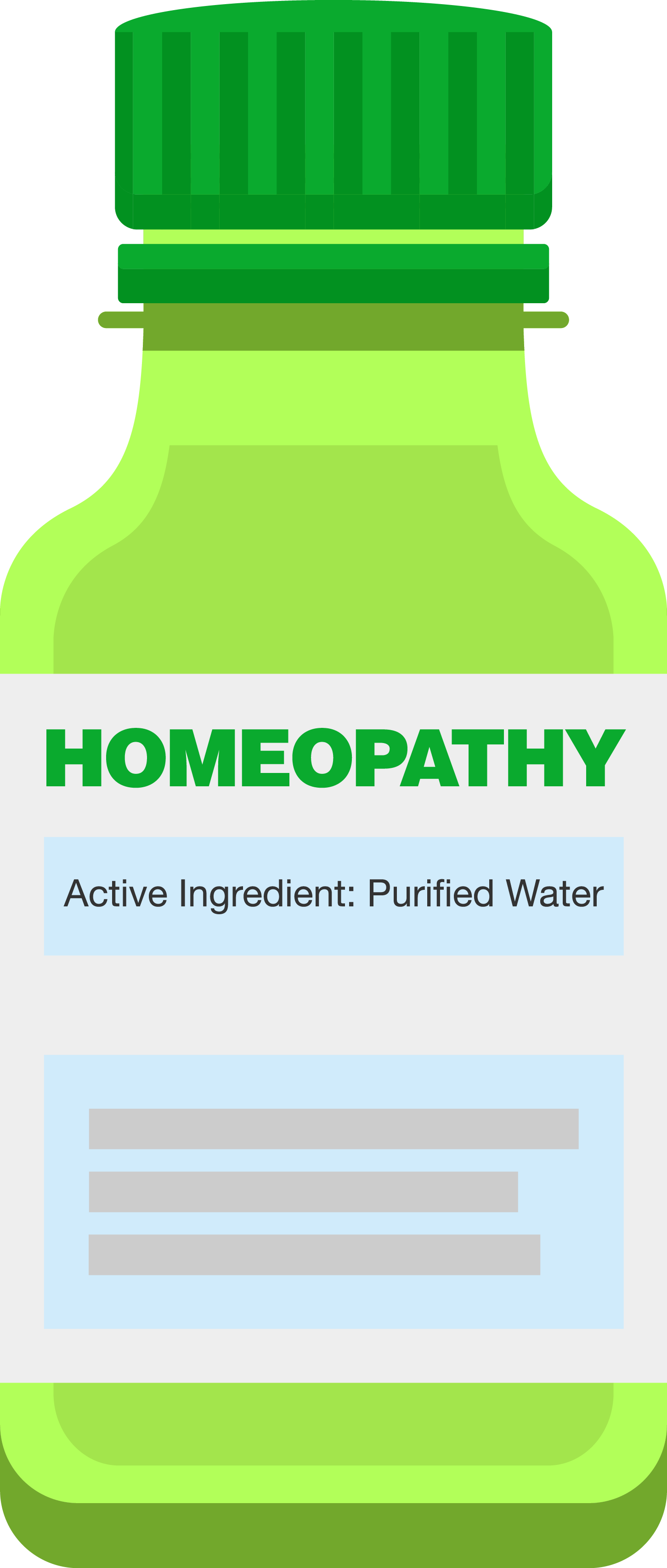 homeopathy bottle graphic