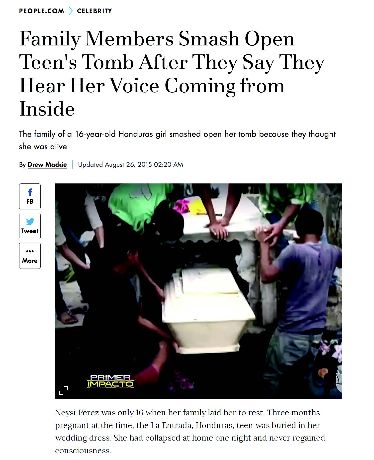 Buried Alive in Brazil Modern Premature Burials Skeptical Inquirer